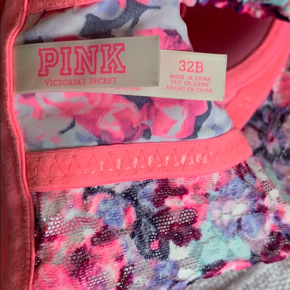 VS PINK Floral Bustier Bra - Picture 5 of 5